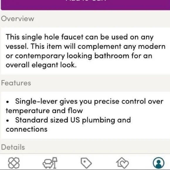 Satin Brass Single Hole Faucet - Picture 12 of 12